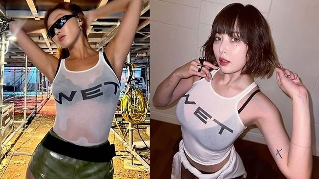 Hwasa and HyunA, the same clothes! Hot girls’ Waterbomb fashion