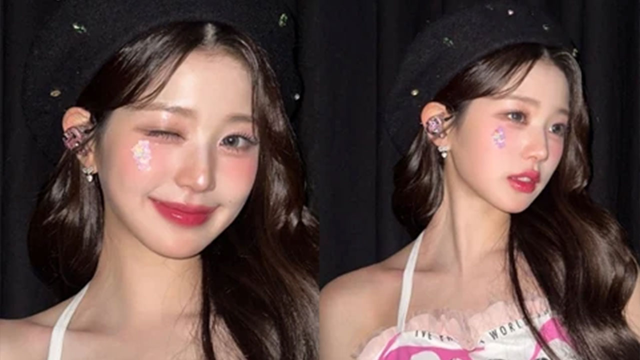 Jang Wonyoung, deadly wink…unrealistic doll beauty