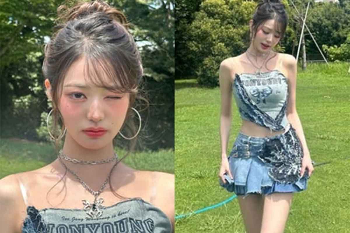 Jang Wonyoung, more beautiful in the summer sun