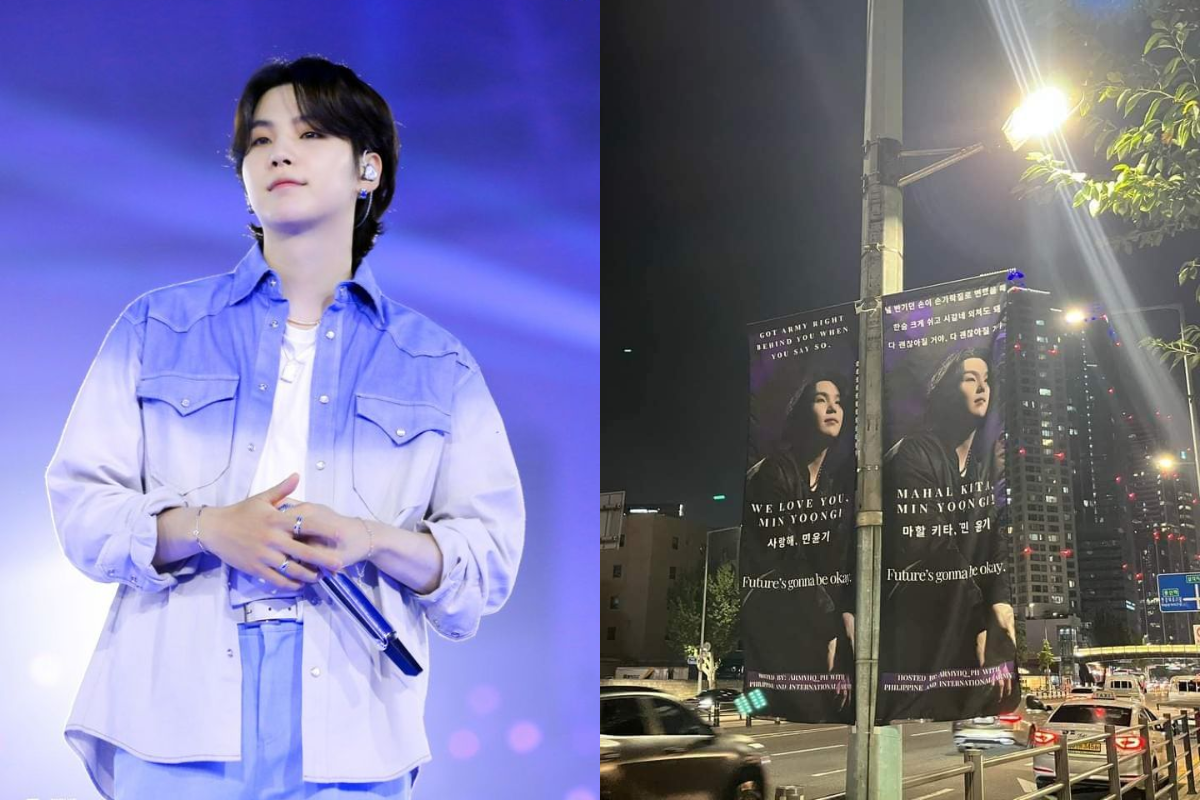 I-ARMY’s Project Banner Appears Outside HYBE Headquarters in Support of Suga